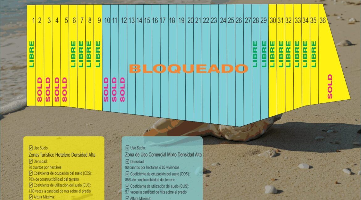 ¡ULTIMOS LOTES FRENTE AL MAR EN MAHAHUAL!